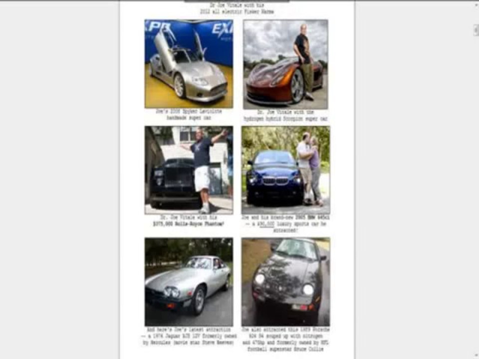 Attract A New Car! By Joe Vitale Review + Bonus