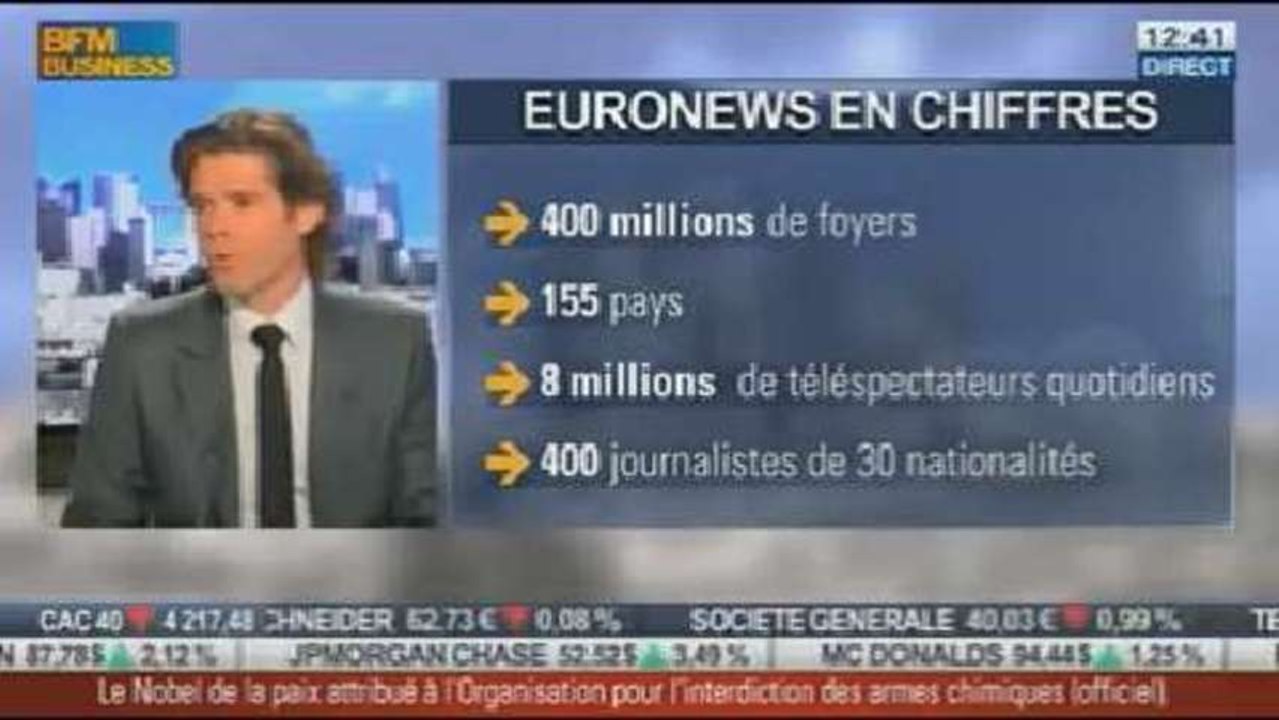 Michael Peters, Euronews, dans l'invité de BFM...