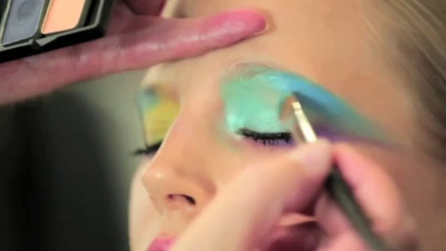 Backstage on the Le Feu aux Poudres shoot with Lloyd Simmonds