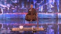 Special Head Levitates and Shocks the Crowd  America's Got Talent