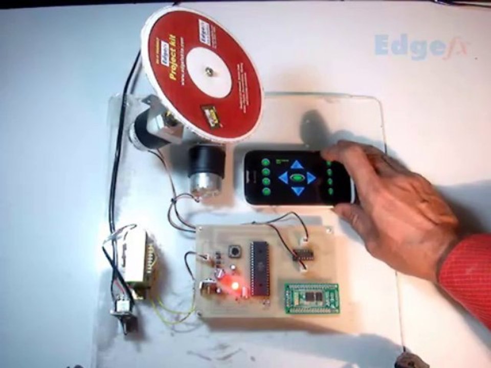 Remote Alignment of 3D Dish Positioning by Android Application