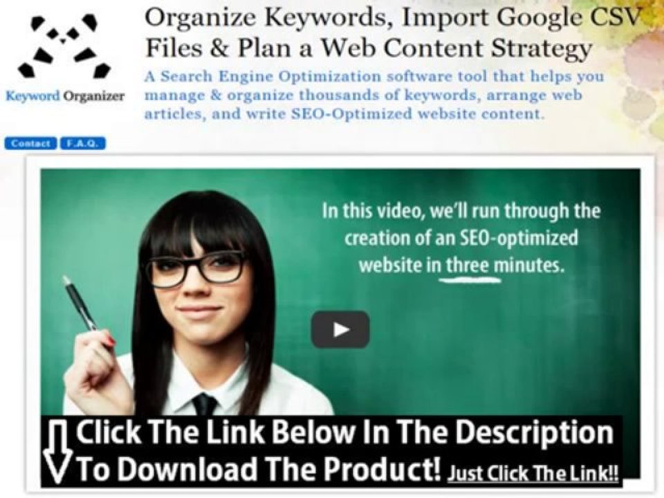 Keyword Organizer Bonus + Get Keyword Organizer