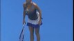 Caroline Wozniacki (Tennis Player) Imitates Serena Williams During Match By Stuffing Bra & Ass!