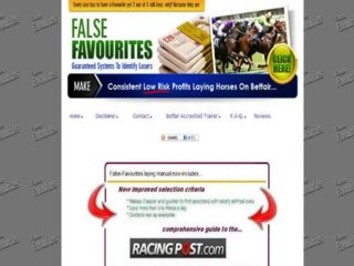 False Favorites High Quality Horse Racing System Proven To Win