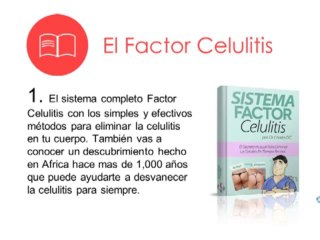 Factor Celulitis  Presentacion gratis revela un secretoinusual