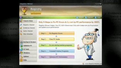 Registry Winner for Blue Screen of Death