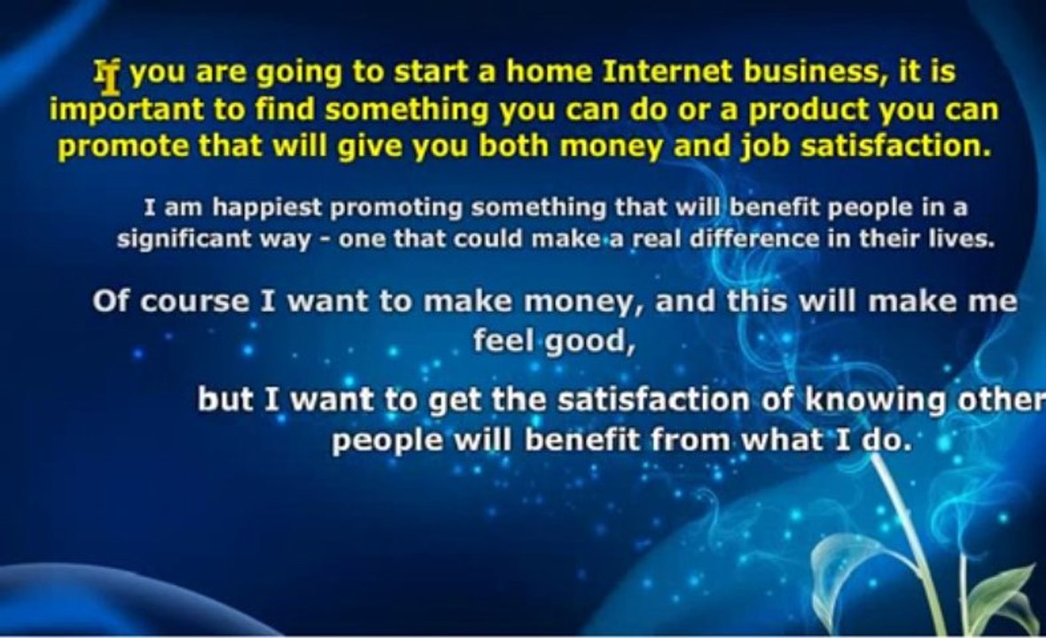 Make Money Online With The Right Home Business
