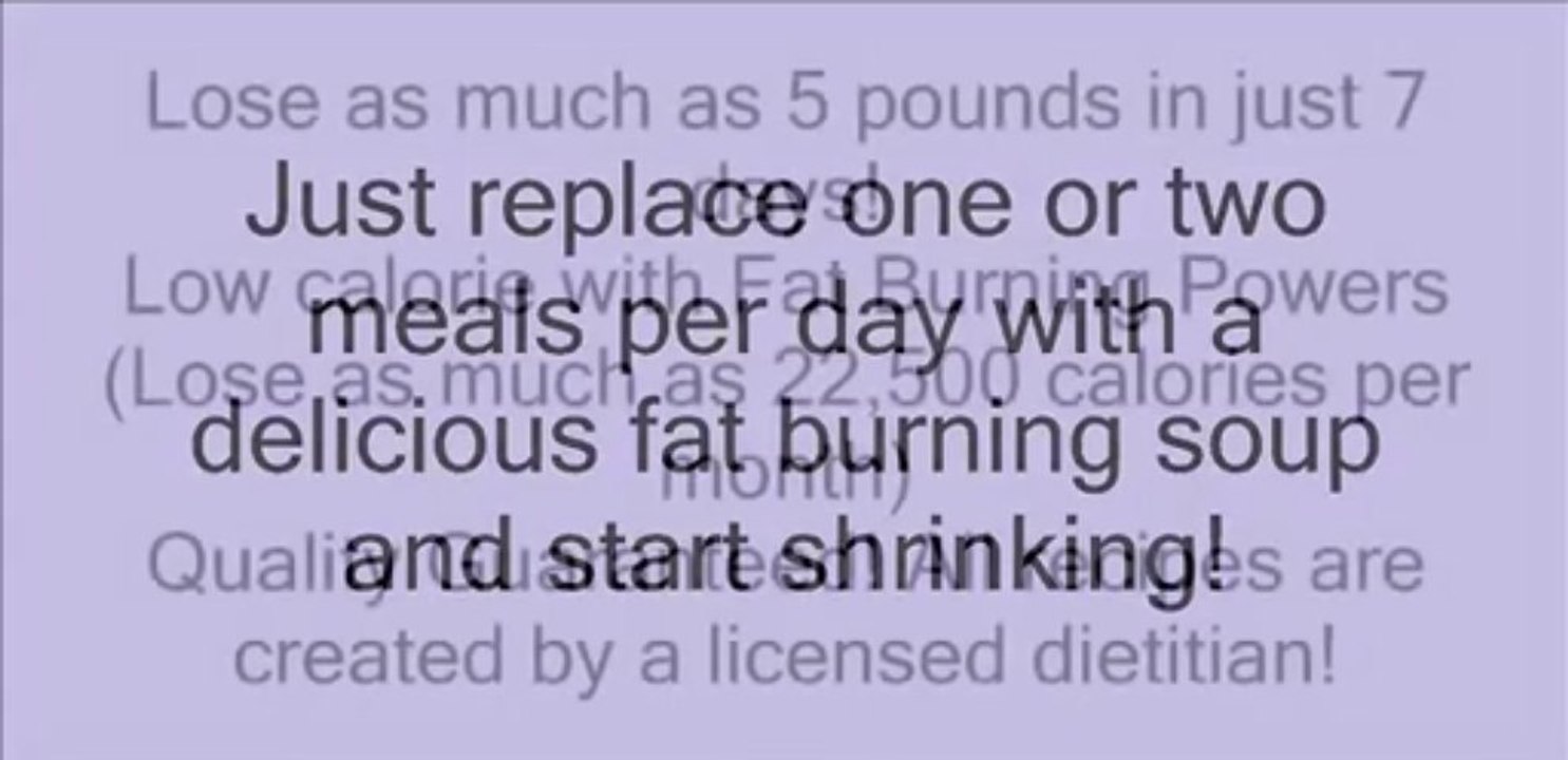 Soup Diet Recipes   Fat Burning Soup Recipes   YouTube