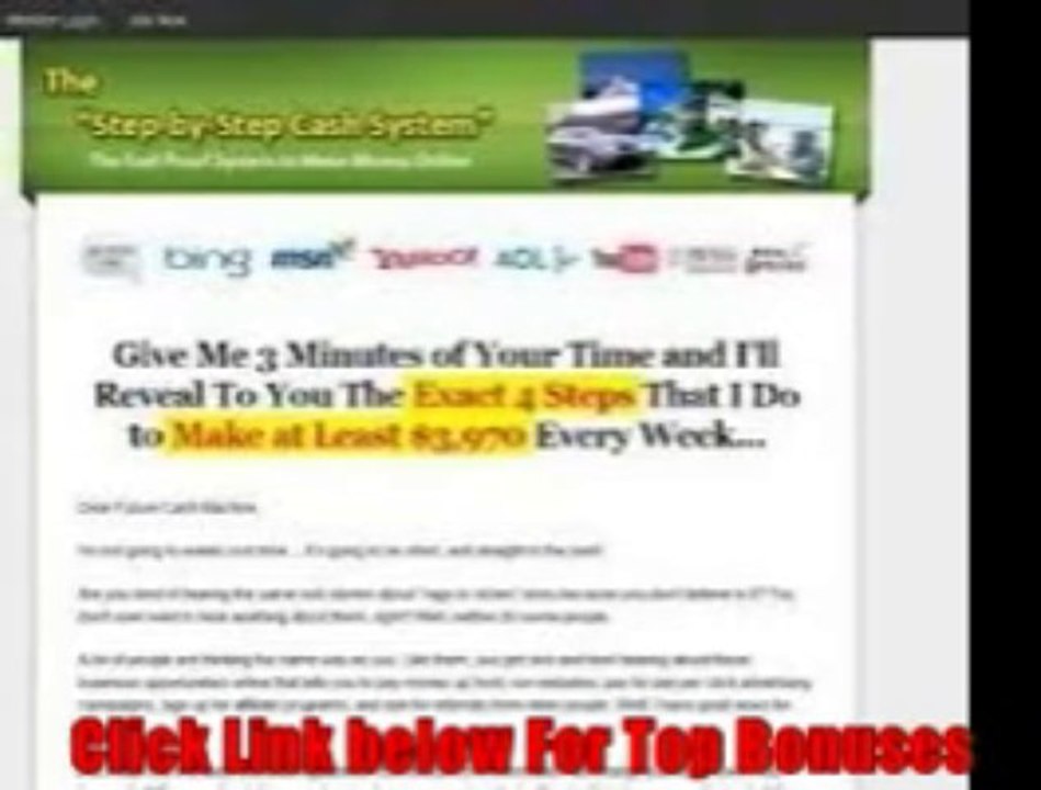 StepByStepCashSystem.com | Step By Step Cash System Review + Bonus
