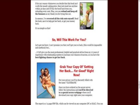 Getting Her Back For Good By Oprah Love Expert Michael Website