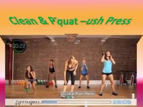 Kettlebell Kickboxing Women's Fitness Workout