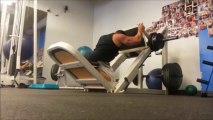 Awesome Shoulder Press Exercise on Leg Press Machine- Micah