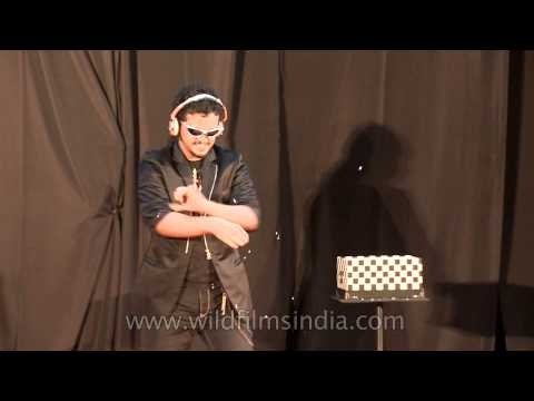 Tricks after tricks Magician David at Annual Magic Fest