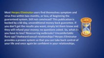 Herpes Eliminator Review - Is Herpes Eliminator Scam