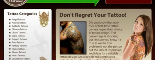 Infinite Tattoos- #1 Converting Tattoo Website! Review + Bonus
