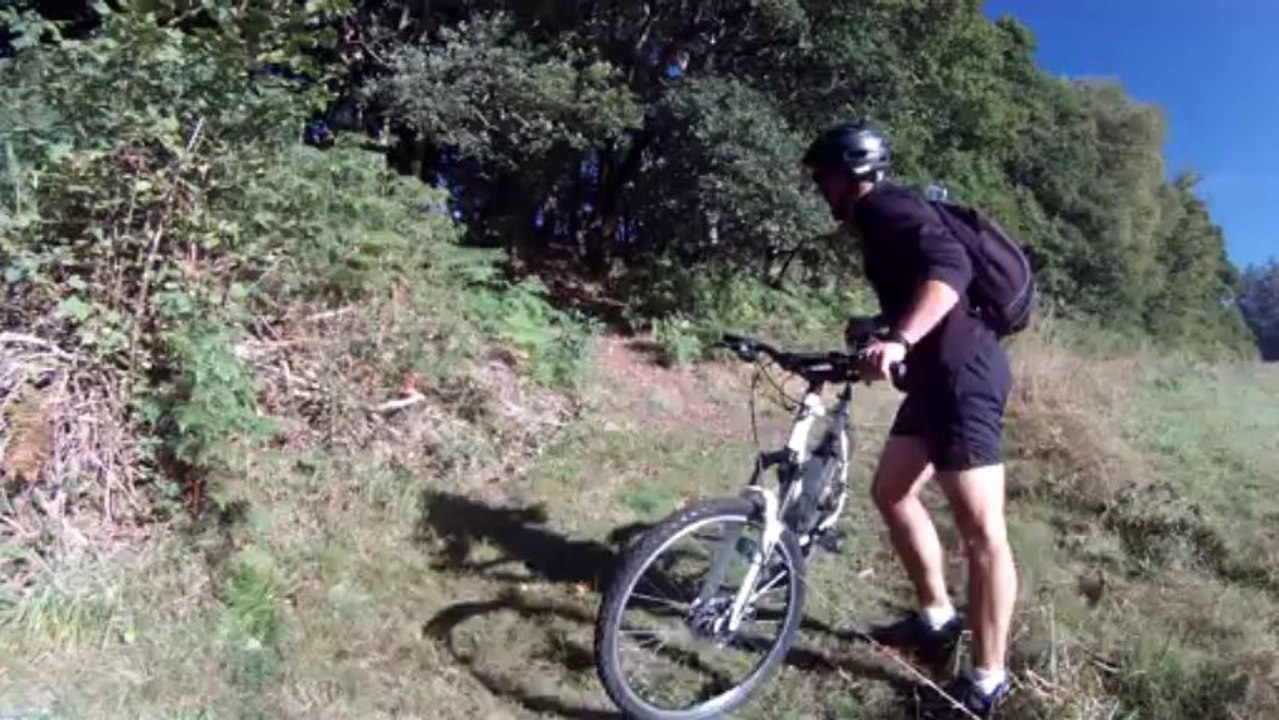 chute en VTT