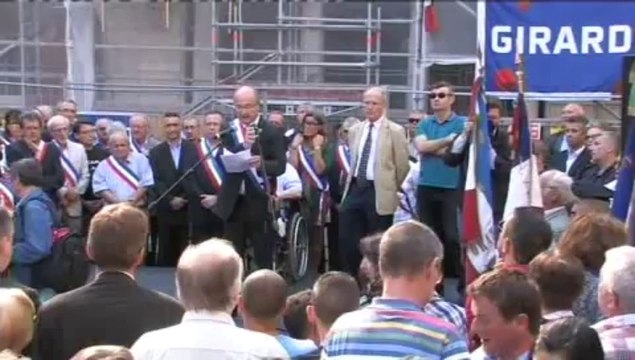 Manifestation de soutien au 1er REC à Orange -Samedi 5 octobre 2013