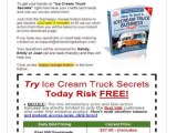 Ice Cream Truck Profits  Make Fast & Easy Money Bonus