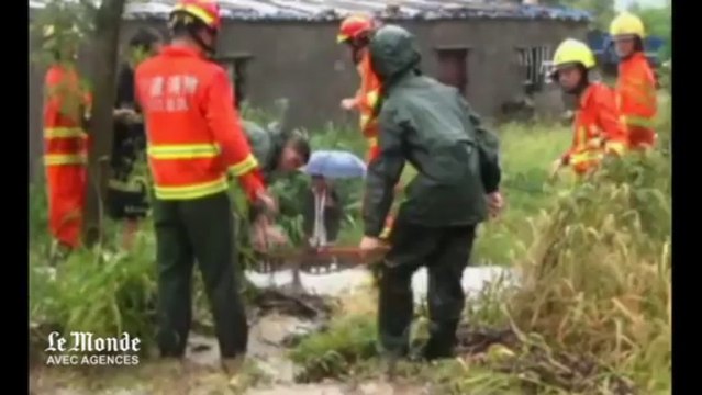 Le typhon Fitow provoque des inondations massives en Chine