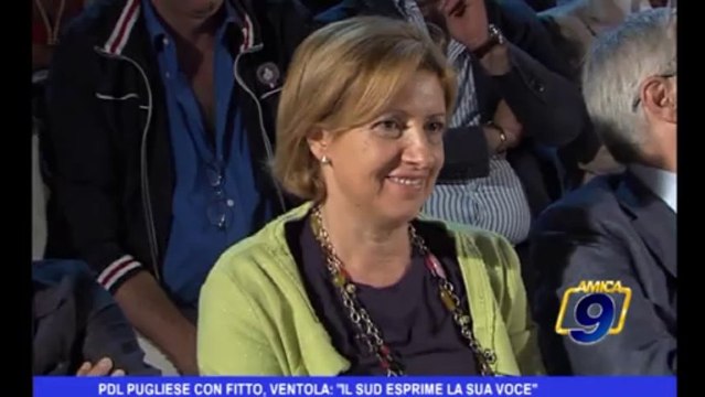 PDL Pugliese con Fitto, Ventola: il Sud esprime la sua voce