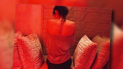 Kendall Jenner Shows Off Her  Sharpie Spine Tattoo