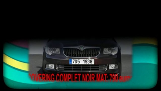 Skoda covering blanc mat, gris mat, bleu mat, rouge mat,orange mat, noir mat, jaune mat, vert mat, peinture