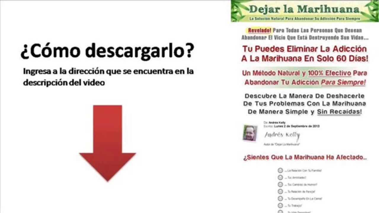 Dejar La Marihuana ¿ESTAFA?