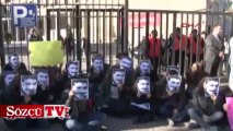 İstanbul Üniversitesi'nde protesto