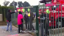 Gad. Les salariés de Lampaul bloquent l'abattoir de Josselin - Gad. Manifestation