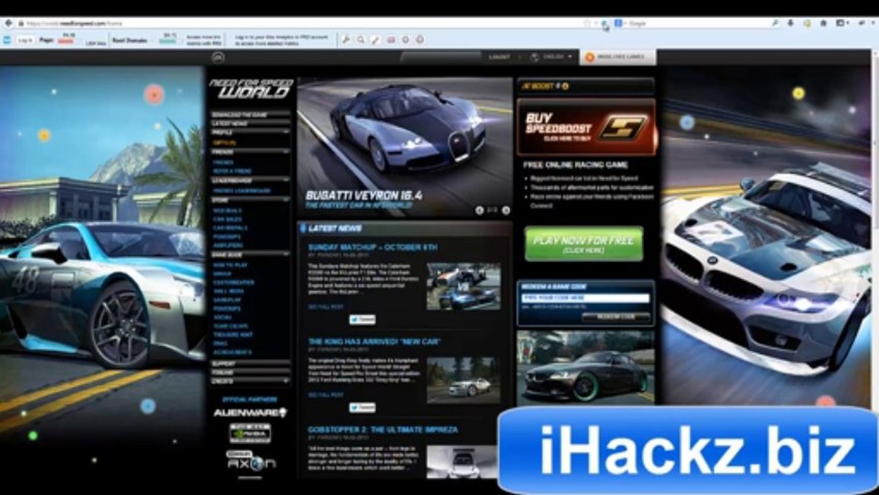 Need for Speed World Boost Hack - Boost Points Generator for NFS World 2013