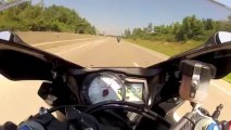 SUZUKI GSX-R750  Highspeedrun　onboardcamera