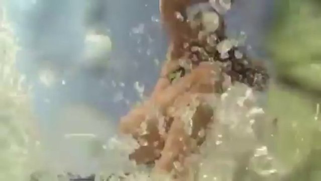 Sexy Model Eats Chinese While Wakeboarding in Russia OCTOBER 2013