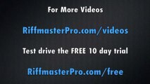 Slow Down Or Speed Up Your Songs - With Riffmaster Pro