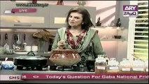 Zauq Zindagi with Sara Riaz and Dr. Khurram Musheer, Beef Cannelloni, Mutton Green Handi & Baked Berry Cheese Cake, 8-10-13, Part 1 of 2