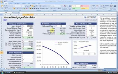 Home Mortgage Calculator - Vertex42