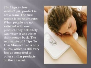 5 Tips To Lose Stomach Fat Review - Health Review Center
