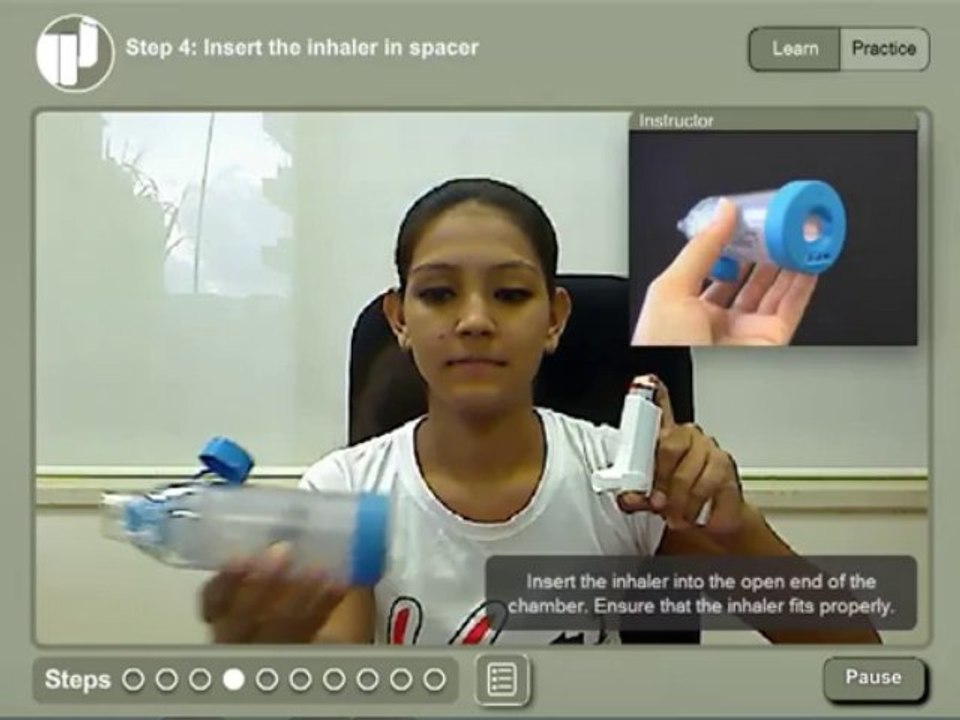 Use Inhalers Correctly, for the first time with Webcam Training!!!