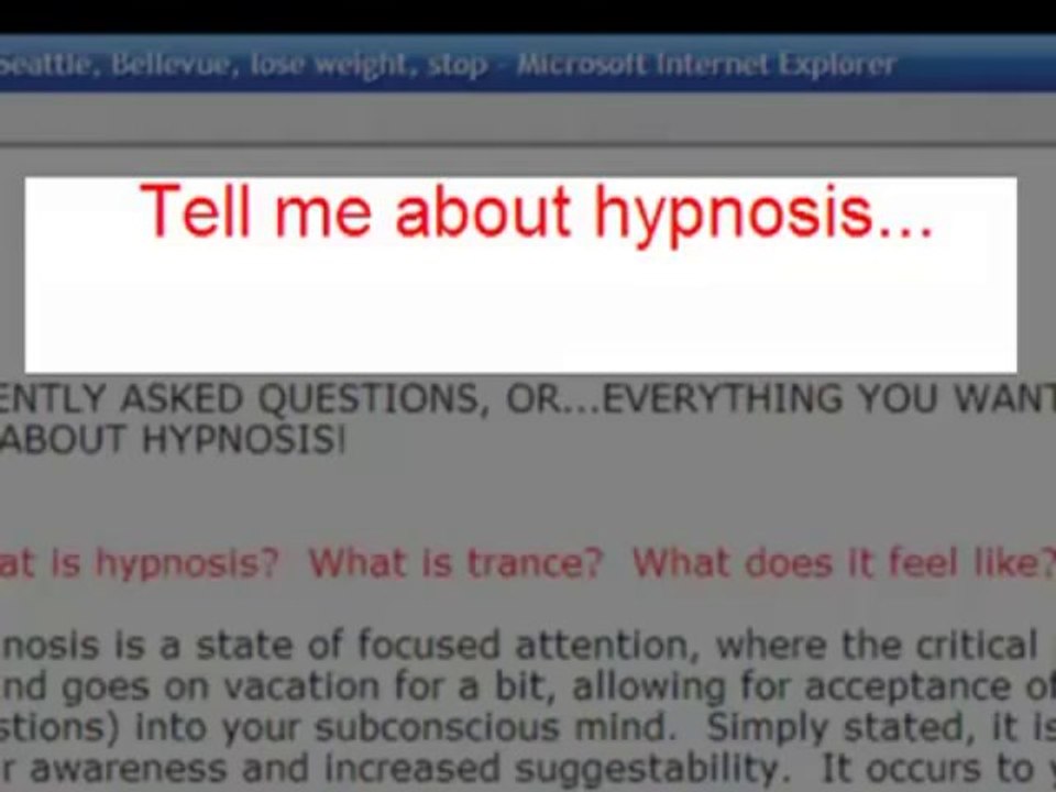 The Truth About Hypnosis!