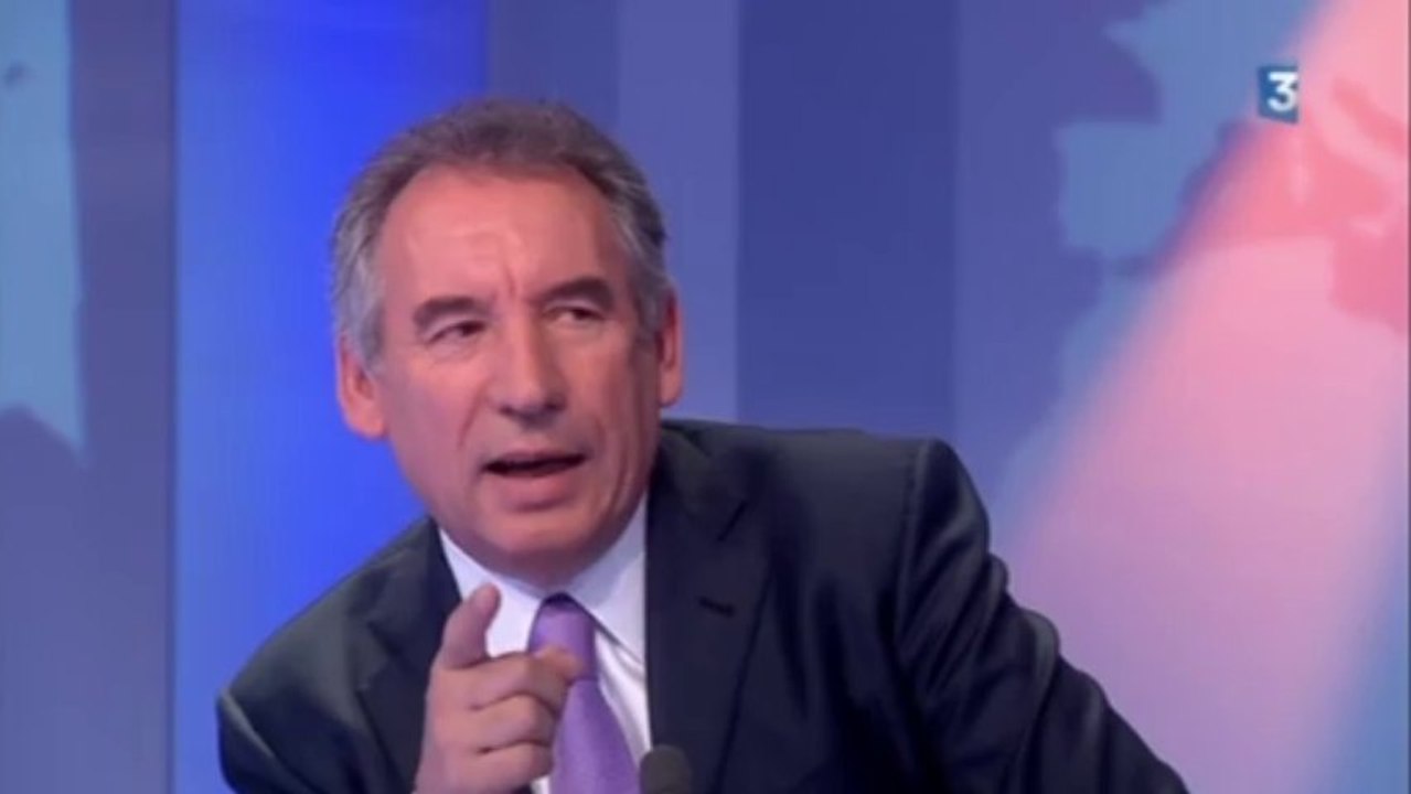 François Bayrou, invité du Grand Soir3 sur France3 - 071013
