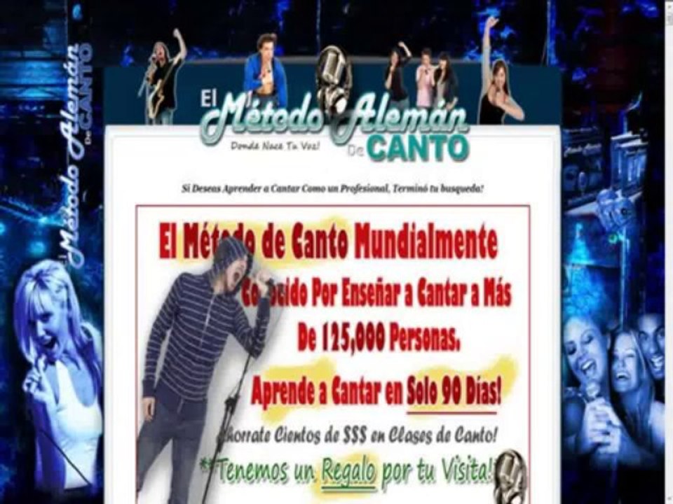 "Curso De Canto Profesional Multimedia"  "Metodo Aleman De Canto"