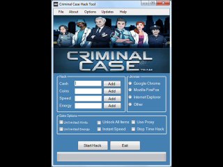 criminal case hack contant geld  ( onmiddellijke artikelen snelheid stop tijd hack onbeperkt... )