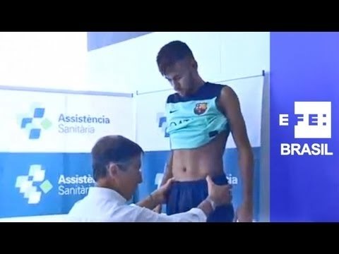 Com Neymar, finalistas da Copa das Confederações passam por exames no Barça