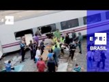 Sobe para 77 o número de mortos em acidente com trem na Espanha