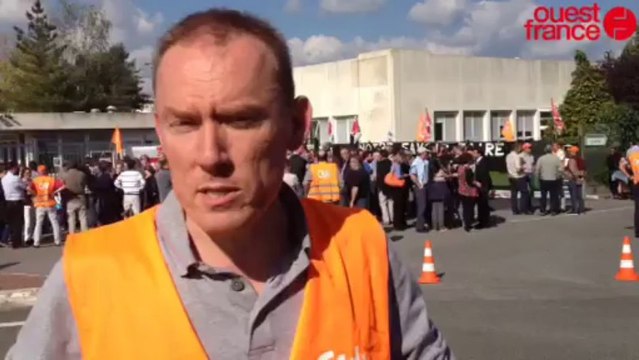 300 salariés d'Alcatel ont débrayé à Orvault - 510 emplois menacés