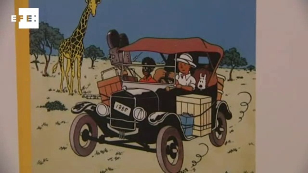 Exposição mostra imagens que inspiraram "As Aventuras de Tintin"
