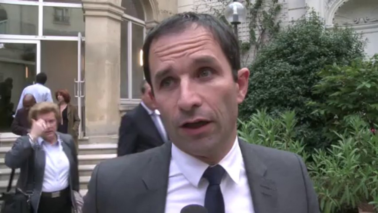 Benoît Hamon au Bureau national du 8 octobre 2013