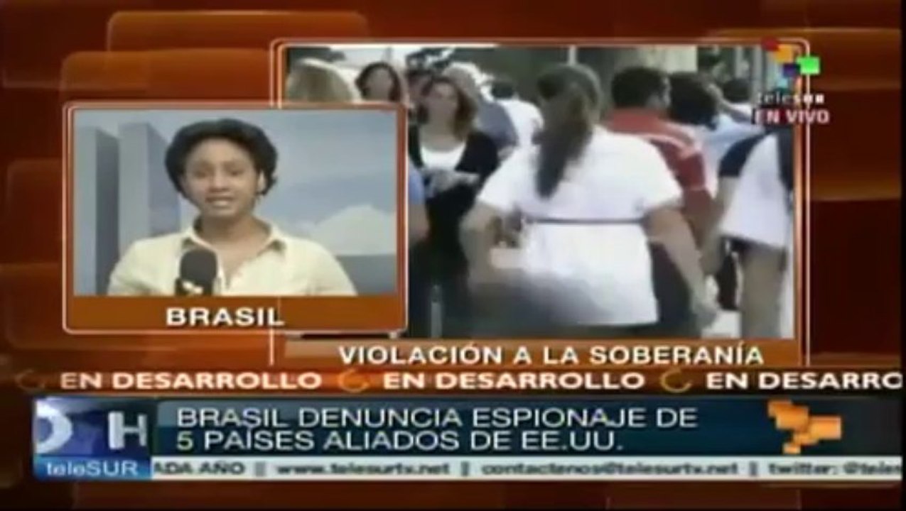 Brasil denuncia espionaje de 5 países aliados de EE.UU.