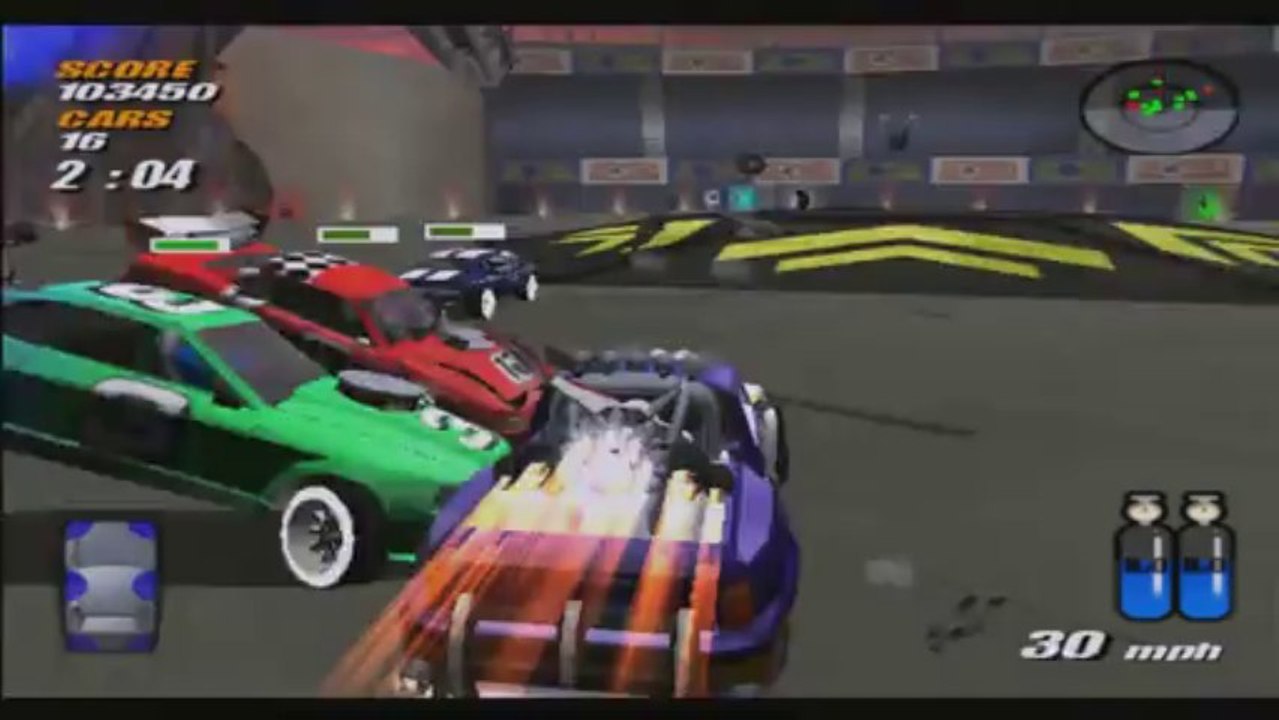 Destruction Derby Arenas UNEDITED (Avermedia Live Gamer HD 1080 24p) Round 1