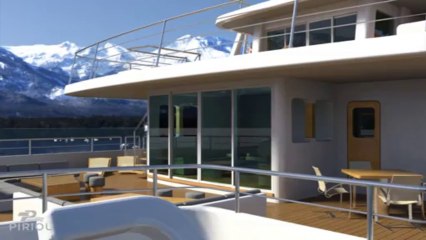 Navire de voyage ASE 241 - Pierre Jacques kubis Design et les Chantiers Piriou