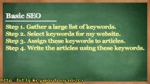 Keyword Organizer Review - Review of Keyword Organizer
